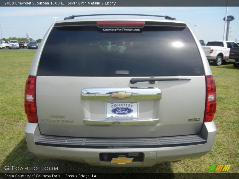 Silver Birch Metallic / Ebony 2008 Chevrolet Suburban 1500 LS