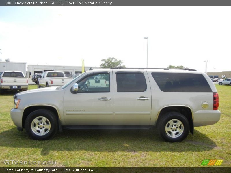 Silver Birch Metallic / Ebony 2008 Chevrolet Suburban 1500 LS