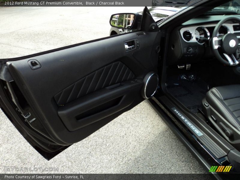 Black / Charcoal Black 2012 Ford Mustang GT Premium Convertible