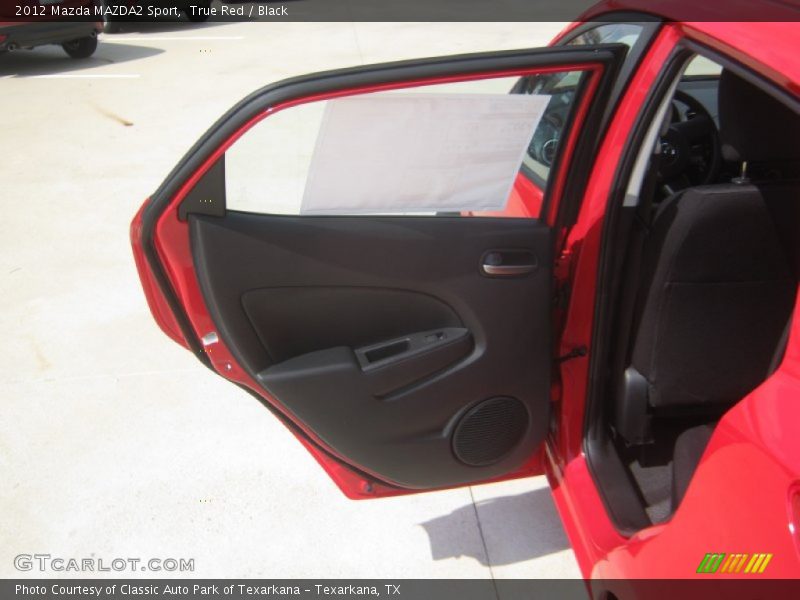 True Red / Black 2012 Mazda MAZDA2 Sport
