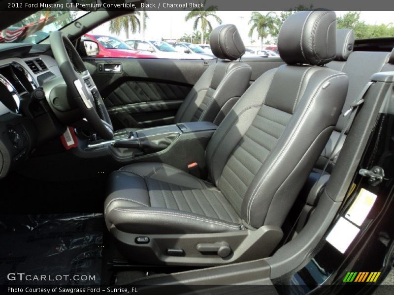 Black / Charcoal Black 2012 Ford Mustang GT Premium Convertible