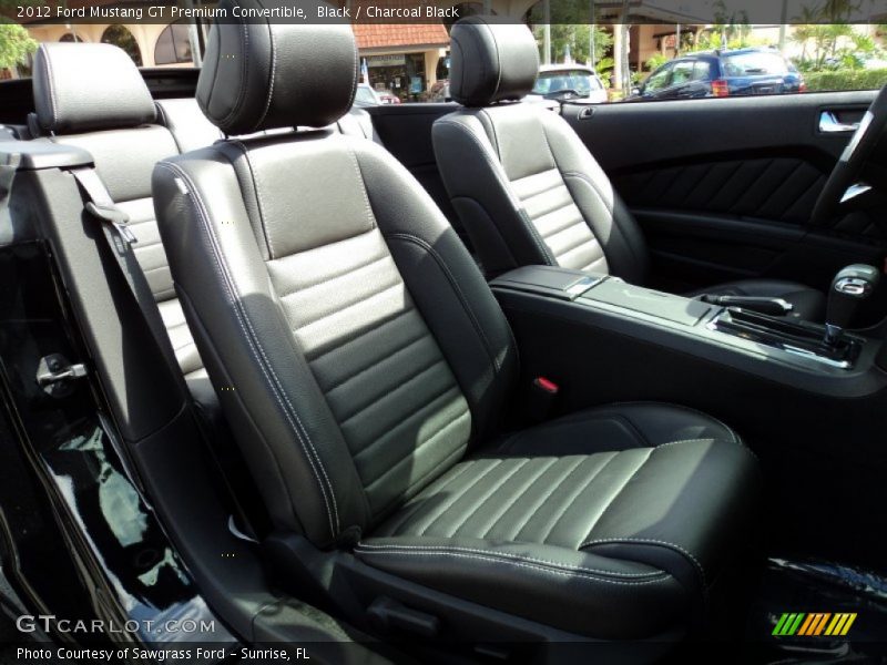Black / Charcoal Black 2012 Ford Mustang GT Premium Convertible