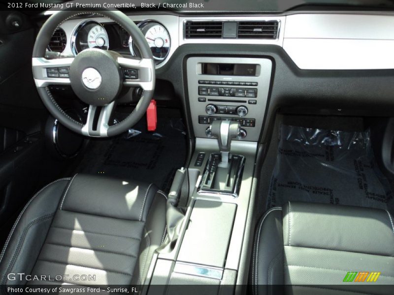 Black / Charcoal Black 2012 Ford Mustang GT Premium Convertible
