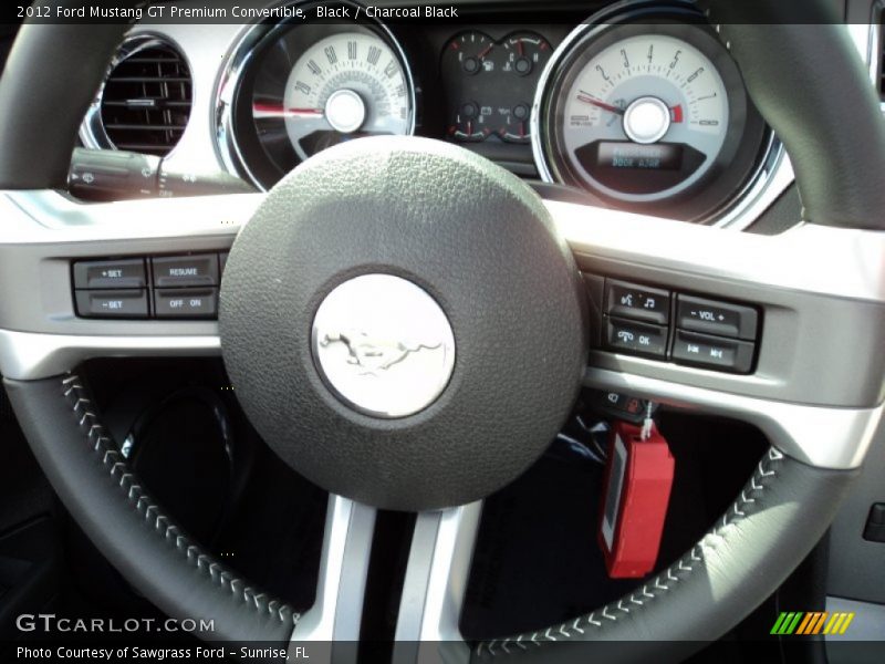 Black / Charcoal Black 2012 Ford Mustang GT Premium Convertible