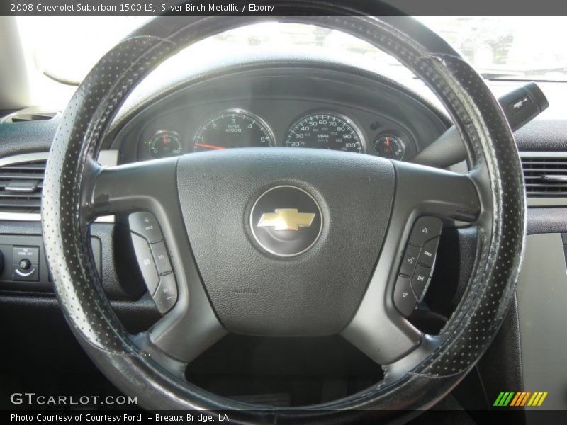 Silver Birch Metallic / Ebony 2008 Chevrolet Suburban 1500 LS