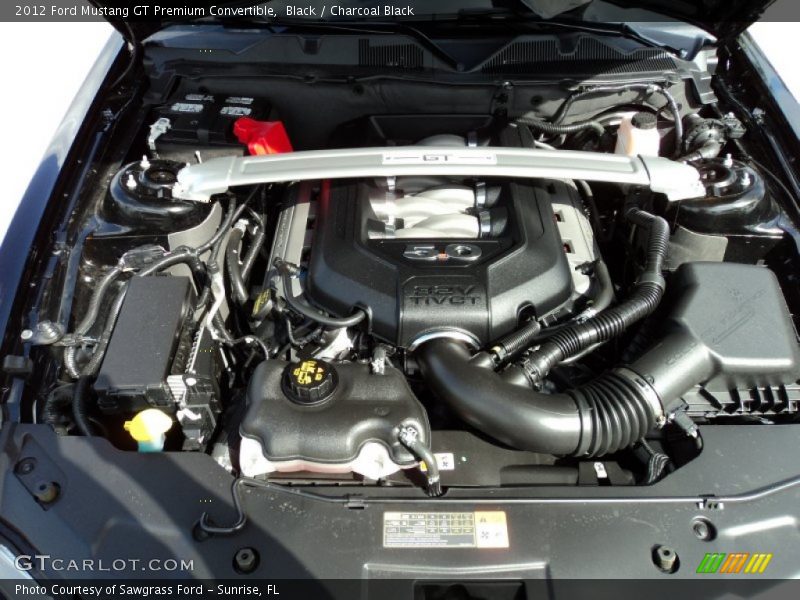 Black / Charcoal Black 2012 Ford Mustang GT Premium Convertible