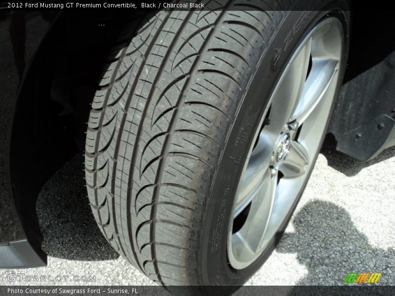 Black / Charcoal Black 2012 Ford Mustang GT Premium Convertible
