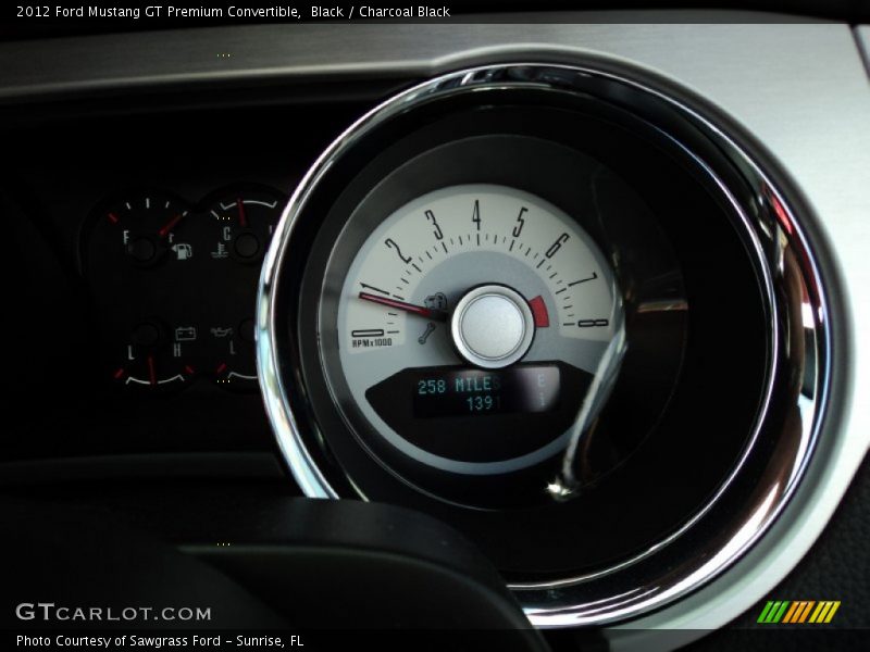 Black / Charcoal Black 2012 Ford Mustang GT Premium Convertible