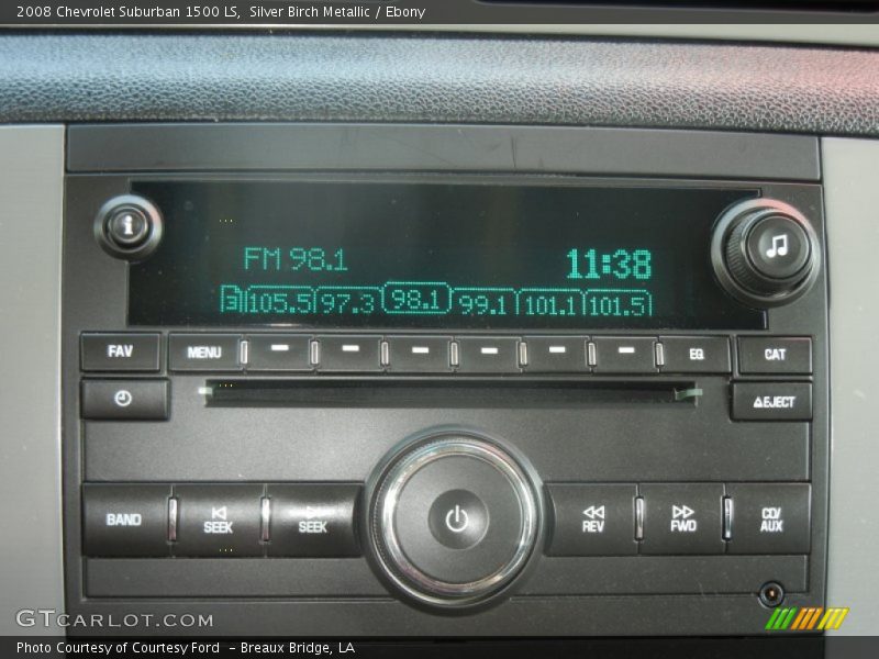 Silver Birch Metallic / Ebony 2008 Chevrolet Suburban 1500 LS