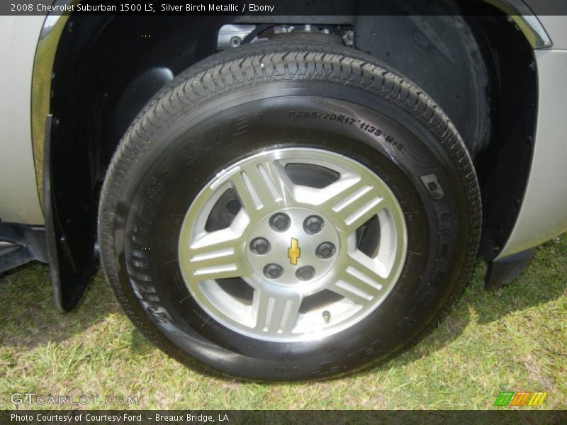 Silver Birch Metallic / Ebony 2008 Chevrolet Suburban 1500 LS