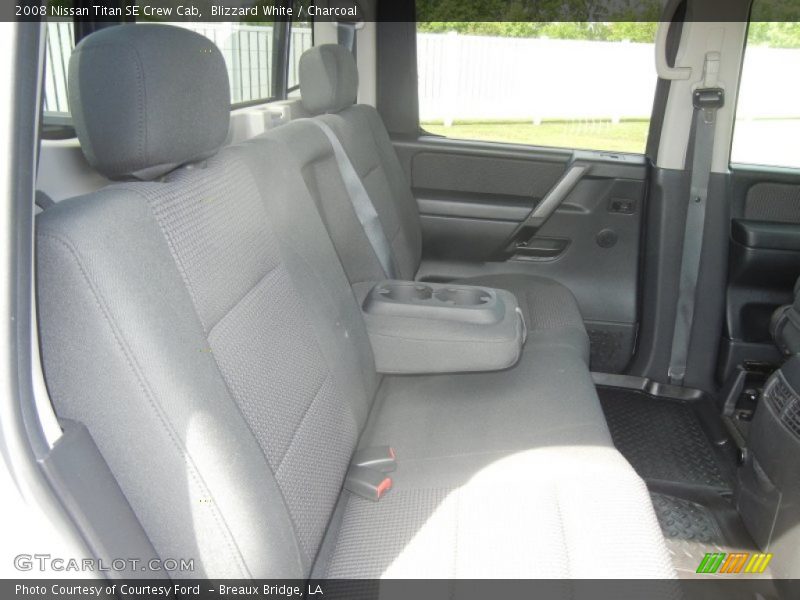Blizzard White / Charcoal 2008 Nissan Titan SE Crew Cab