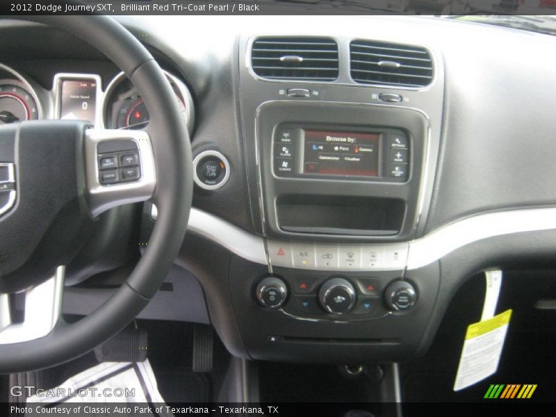 Brilliant Red Tri-Coat Pearl / Black 2012 Dodge Journey SXT
