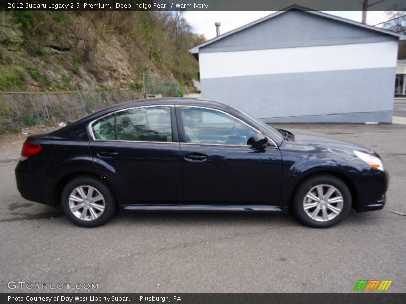 Deep Indigo Pearl / Warm Ivory 2012 Subaru Legacy 2.5i Premium