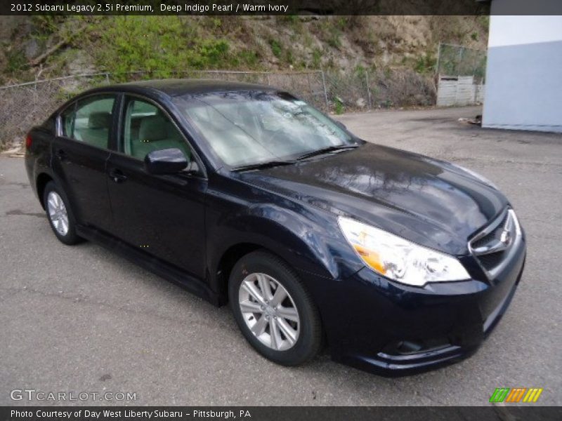 Deep Indigo Pearl / Warm Ivory 2012 Subaru Legacy 2.5i Premium