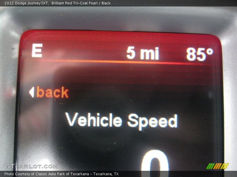 Brilliant Red Tri-Coat Pearl / Black 2012 Dodge Journey SXT