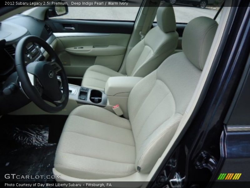 Deep Indigo Pearl / Warm Ivory 2012 Subaru Legacy 2.5i Premium