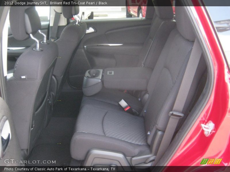 Brilliant Red Tri-Coat Pearl / Black 2012 Dodge Journey SXT