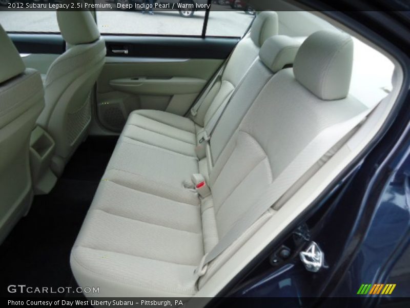 Deep Indigo Pearl / Warm Ivory 2012 Subaru Legacy 2.5i Premium