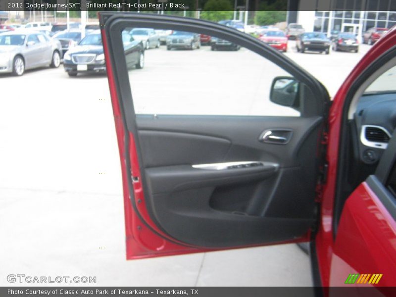 Brilliant Red Tri-Coat Pearl / Black 2012 Dodge Journey SXT