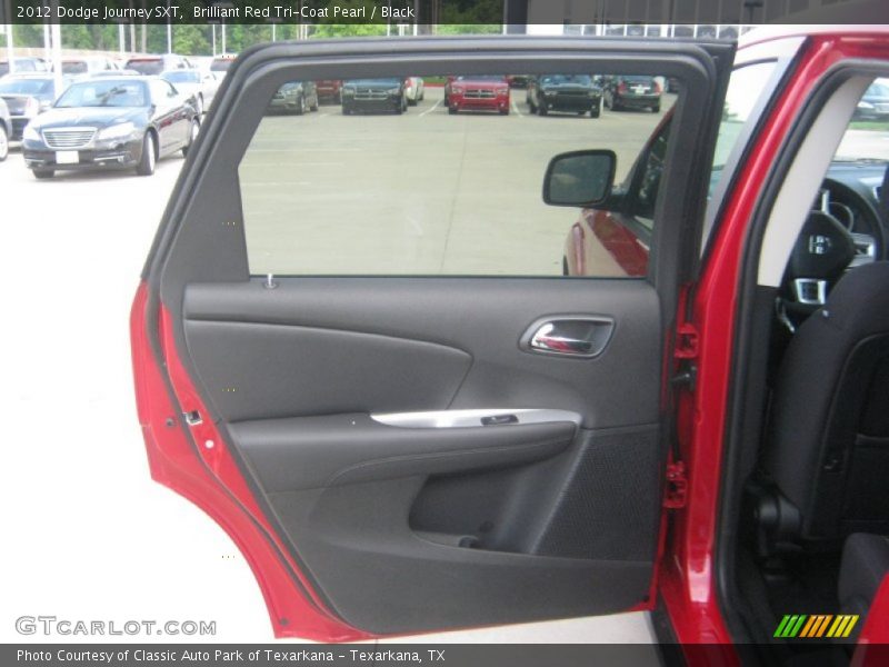 Brilliant Red Tri-Coat Pearl / Black 2012 Dodge Journey SXT