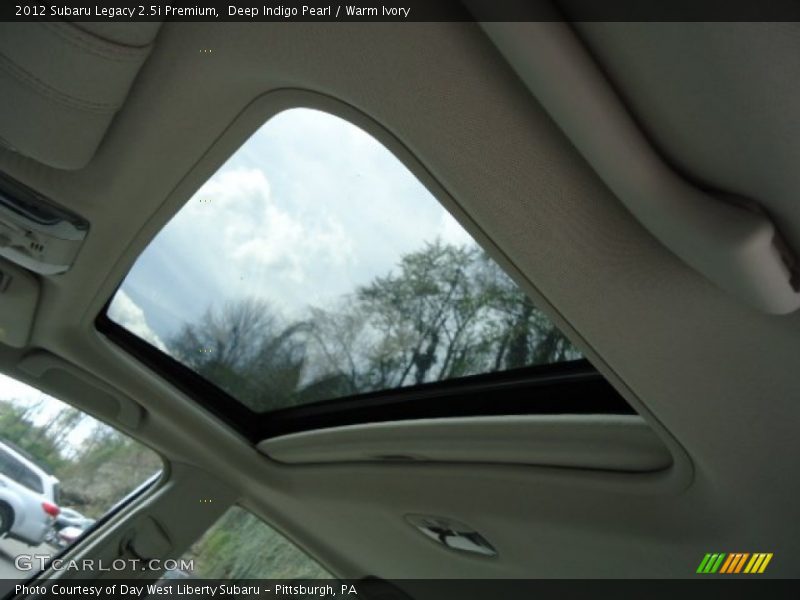 Deep Indigo Pearl / Warm Ivory 2012 Subaru Legacy 2.5i Premium