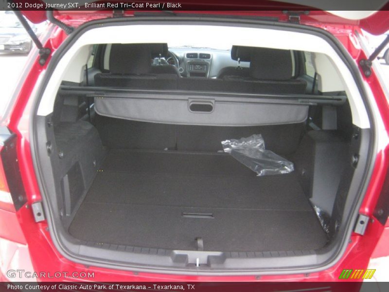 Brilliant Red Tri-Coat Pearl / Black 2012 Dodge Journey SXT