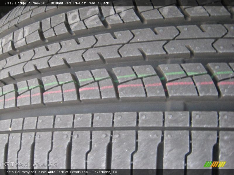 Brilliant Red Tri-Coat Pearl / Black 2012 Dodge Journey SXT