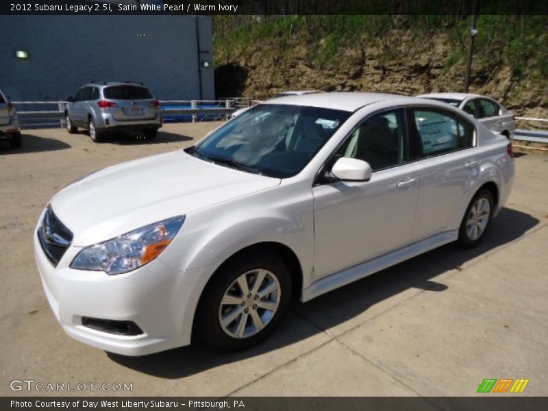 Satin White Pearl / Warm Ivory 2012 Subaru Legacy 2.5i