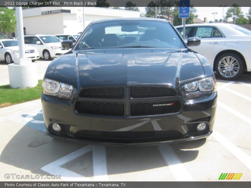 Pitch Black / Black 2012 Dodge Charger SXT Plus