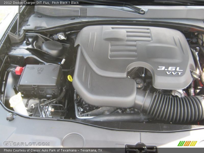 Pitch Black / Black 2012 Dodge Charger SXT Plus