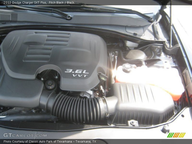 Pitch Black / Black 2012 Dodge Charger SXT Plus