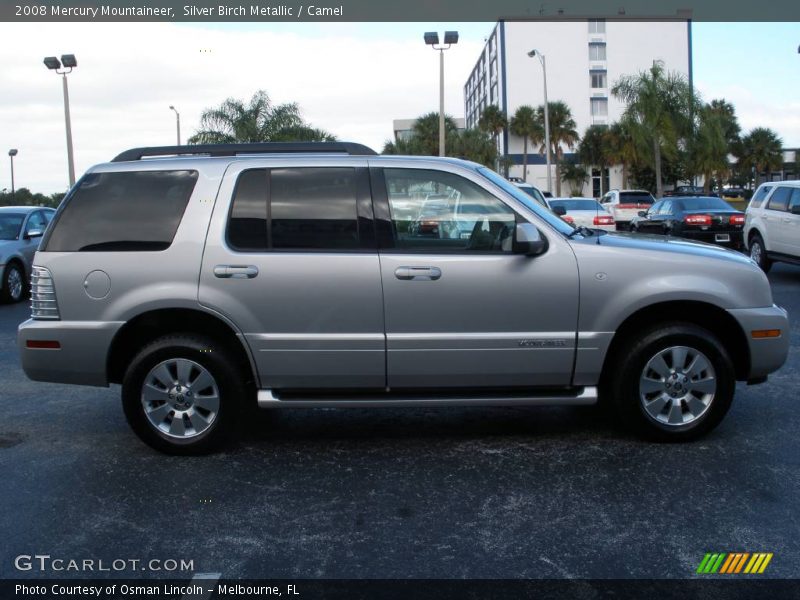Silver Birch Metallic / Camel 2008 Mercury Mountaineer