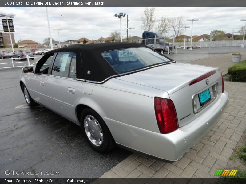 Sterling Silver / Black 2001 Cadillac DeVille DHS Sedan