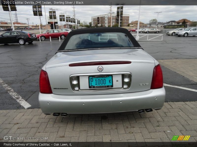 Sterling Silver / Black 2001 Cadillac DeVille DHS Sedan