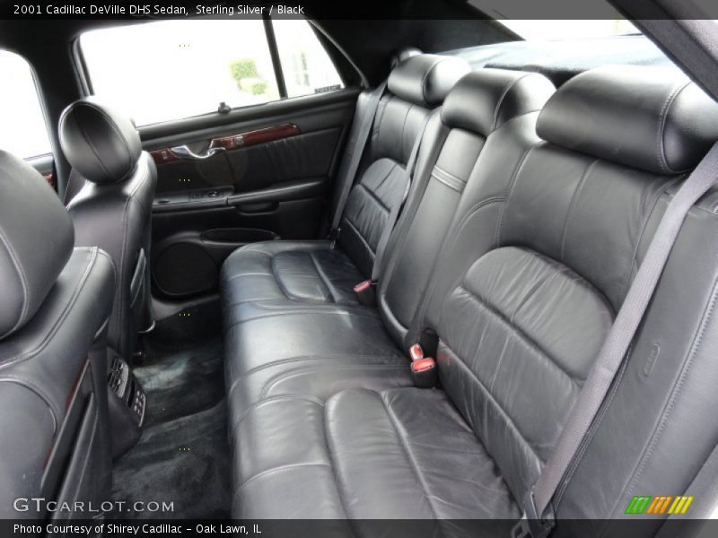 Sterling Silver / Black 2001 Cadillac DeVille DHS Sedan