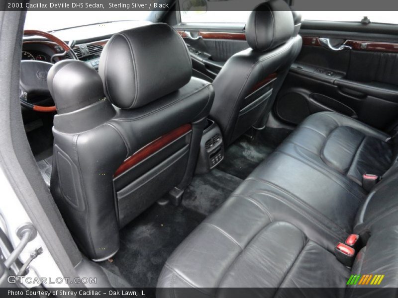 Sterling Silver / Black 2001 Cadillac DeVille DHS Sedan