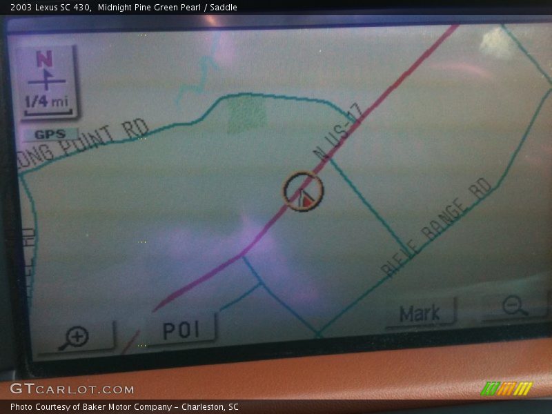Midnight Pine Green Pearl / Saddle 2003 Lexus SC 430