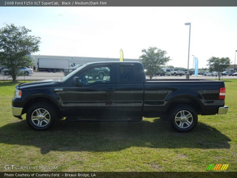 Black / Medium/Dark Flint 2008 Ford F150 XLT SuperCab