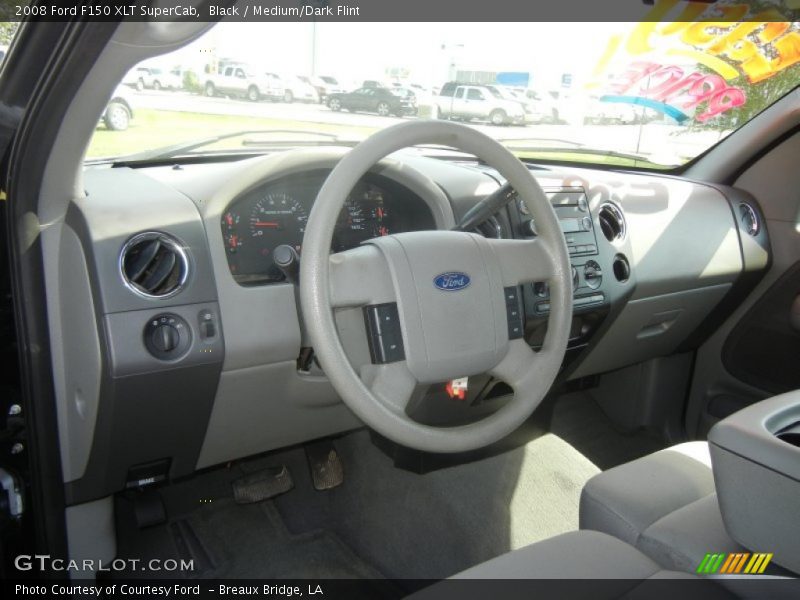 Black / Medium/Dark Flint 2008 Ford F150 XLT SuperCab