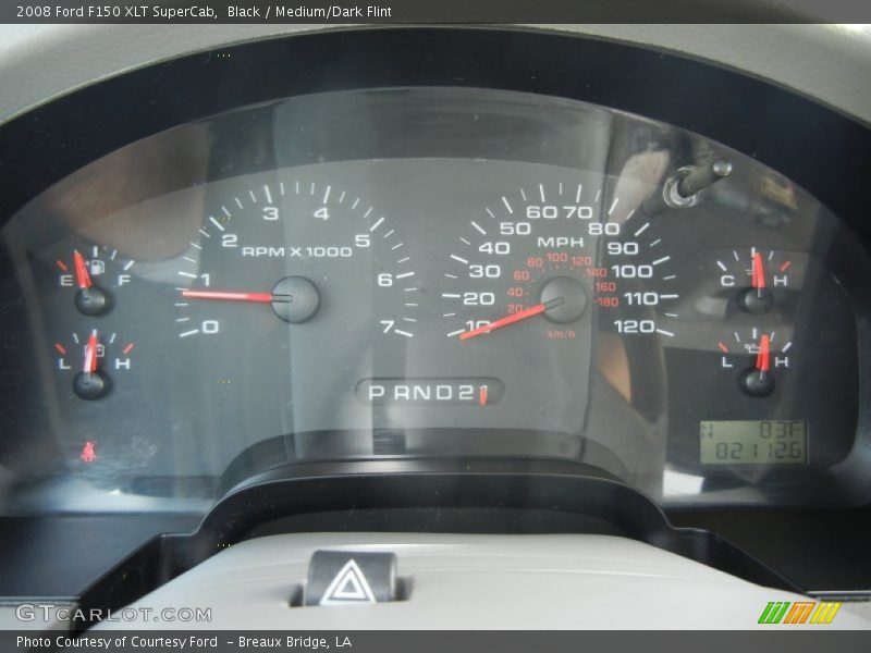 Black / Medium/Dark Flint 2008 Ford F150 XLT SuperCab