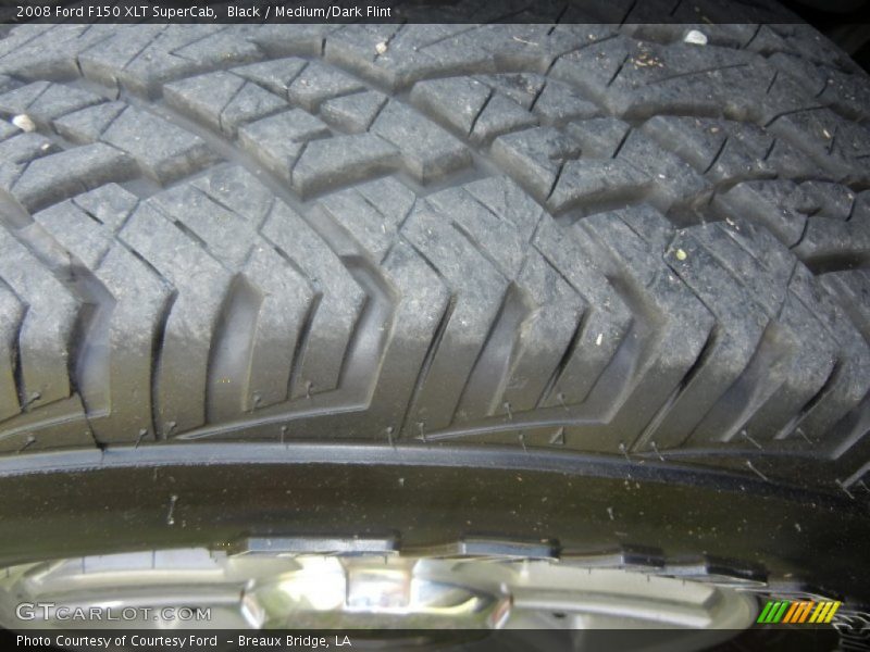 Black / Medium/Dark Flint 2008 Ford F150 XLT SuperCab