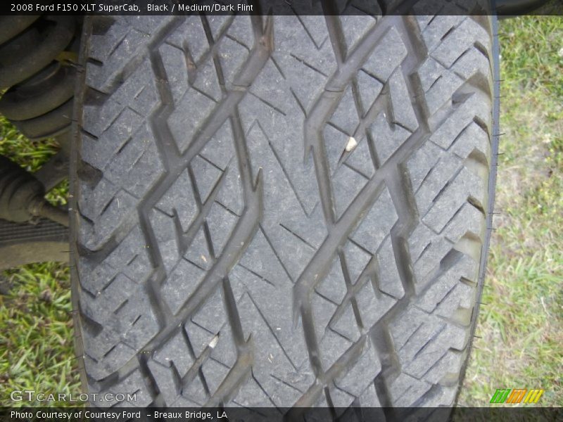 Black / Medium/Dark Flint 2008 Ford F150 XLT SuperCab
