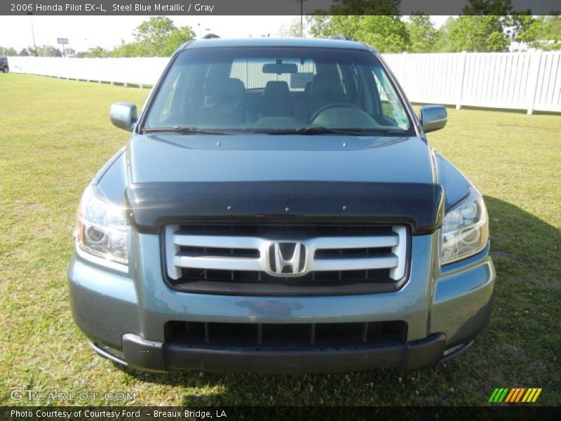 Steel Blue Metallic / Gray 2006 Honda Pilot EX-L