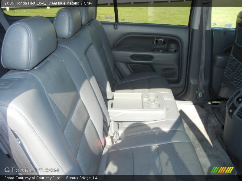 Steel Blue Metallic / Gray 2006 Honda Pilot EX-L