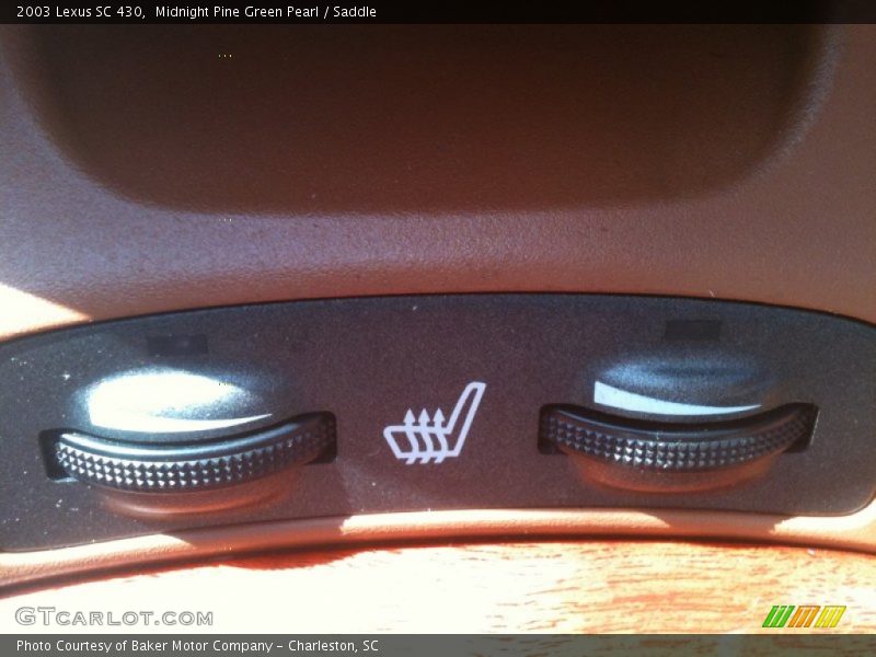 Midnight Pine Green Pearl / Saddle 2003 Lexus SC 430