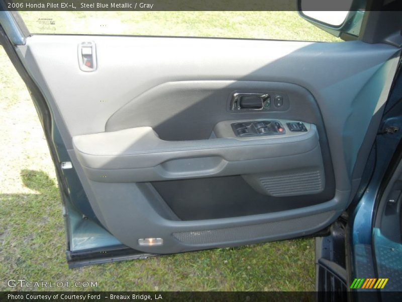 Steel Blue Metallic / Gray 2006 Honda Pilot EX-L