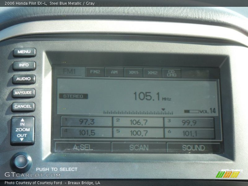 Steel Blue Metallic / Gray 2006 Honda Pilot EX-L