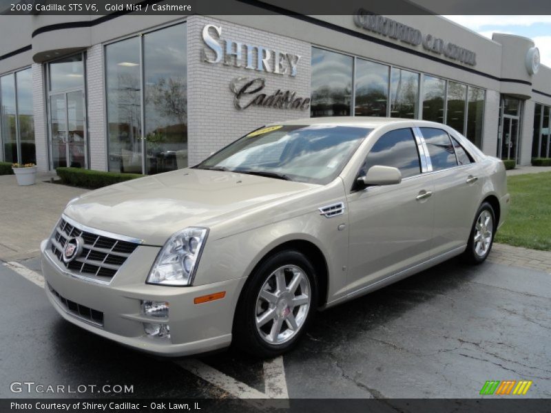 Gold Mist / Cashmere 2008 Cadillac STS V6