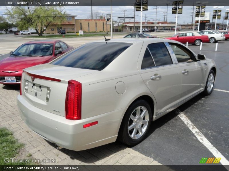 Gold Mist / Cashmere 2008 Cadillac STS V6