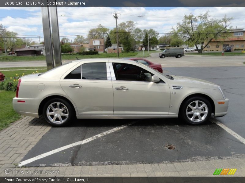 Gold Mist / Cashmere 2008 Cadillac STS V6